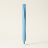 Blue twist gel pen