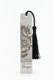 Book Dragon Metal Bookmark with Tassel