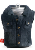 Puffin Denim Vest 12 oz Can Cooler