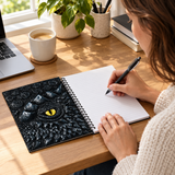 Woman journaling at home